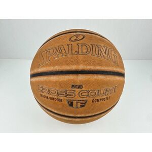 Spalding TF Cross Court Basketball Indoor Outdoor Composite Leather Size 6 28.5